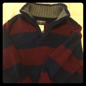Oshkosh blue and red sweater